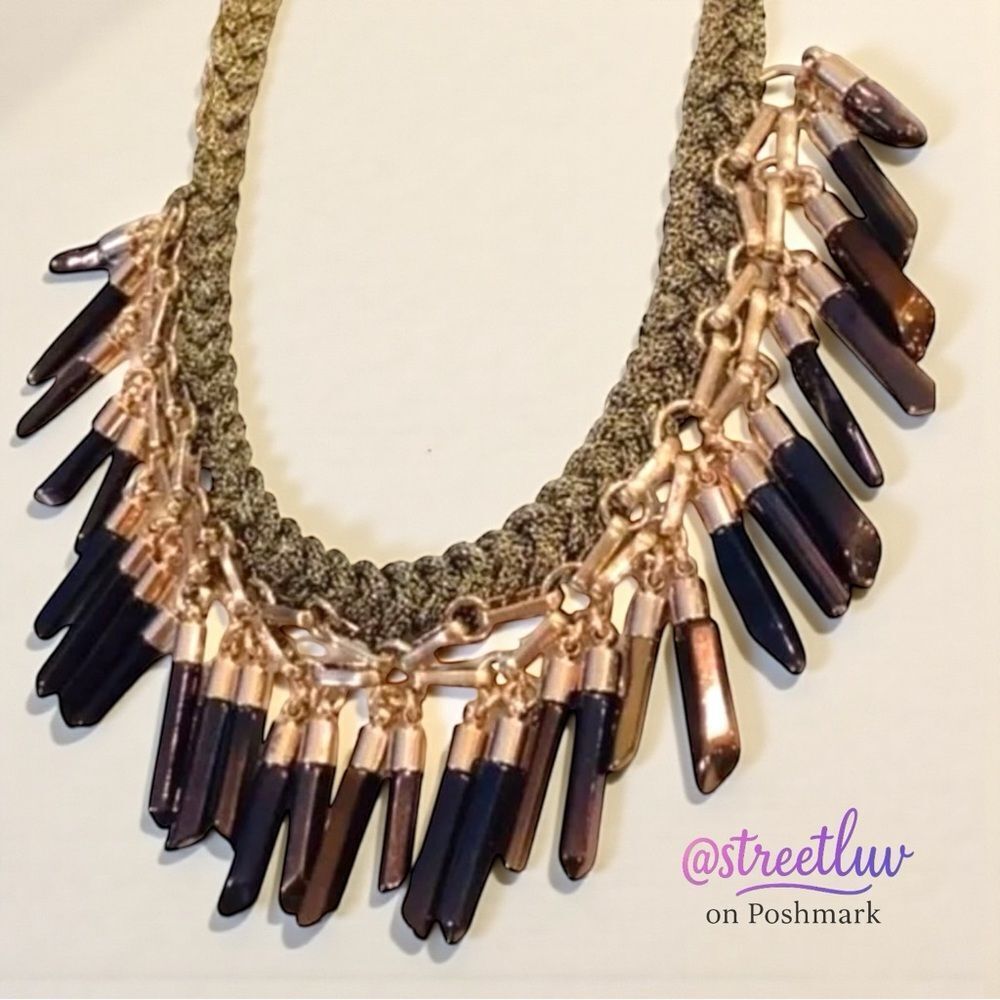 Stella & Dot Bora Fringe Necklace